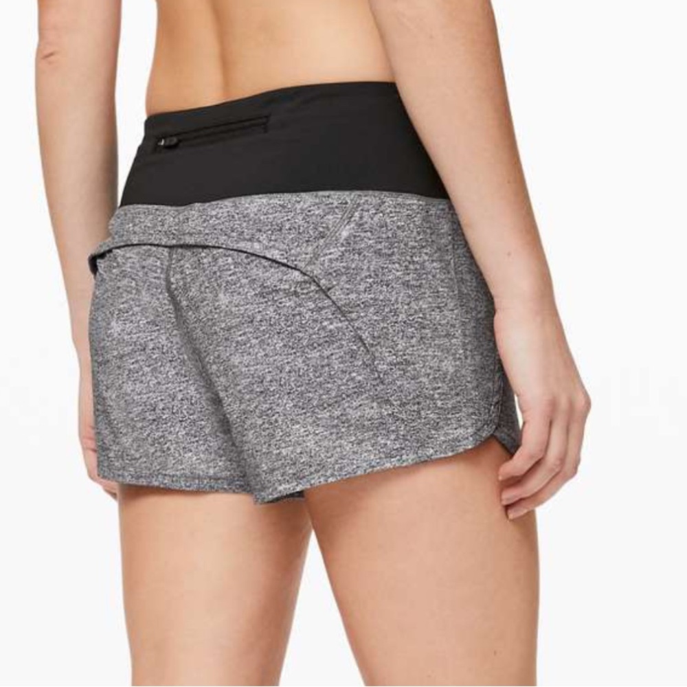 Lululemon Run Times Short II 4" Inseam
Heather Lux Multi Black / Black size 6
